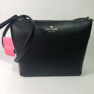 SOLD NWT Kate Spade Black Leather Crossbody